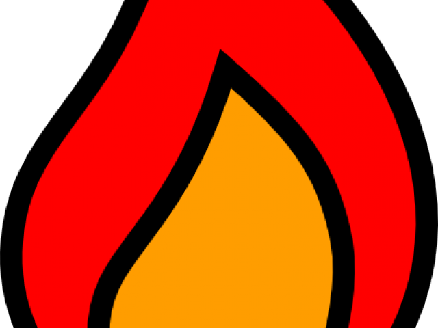 Basketball Clipart Fire (640x480), Png Download