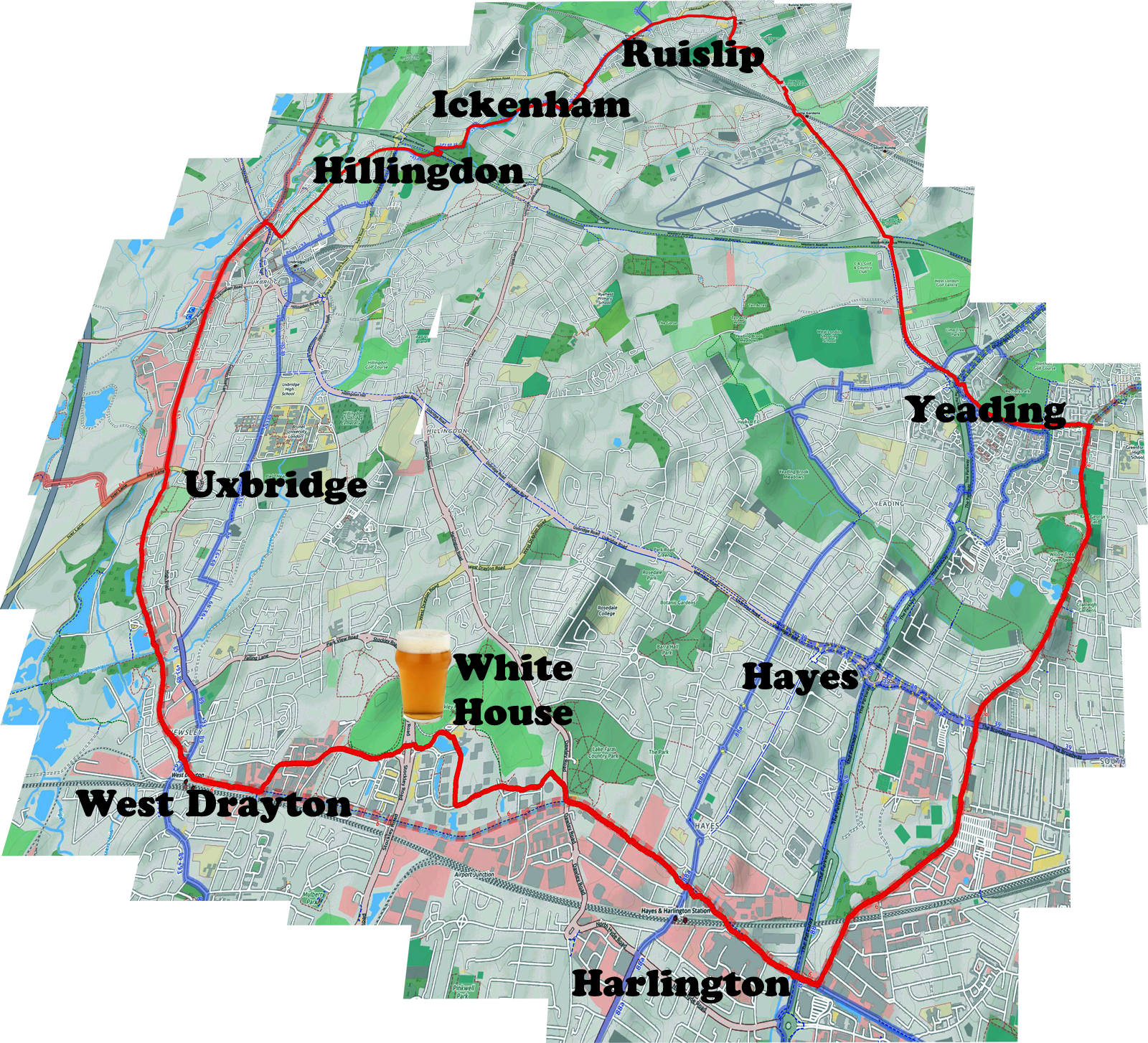 The Station House Apartments Made Me Laugh Because - Map (1600x1454), Png Download