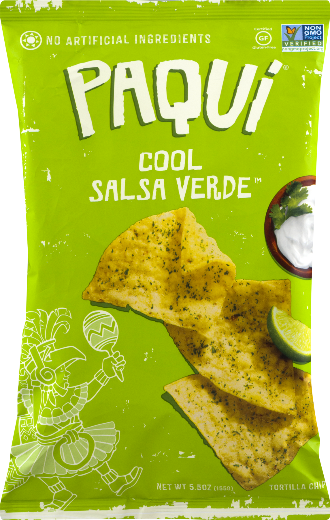 Paqui Cool Salsa Verde Chips (22 Oz.) (1800x1800), Png Download