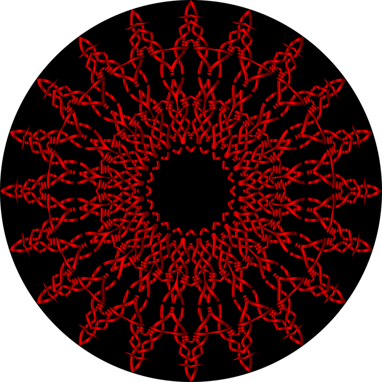 Barbed Wire Computer Icons Ornament Download - Clip Art (750x750), Png Download