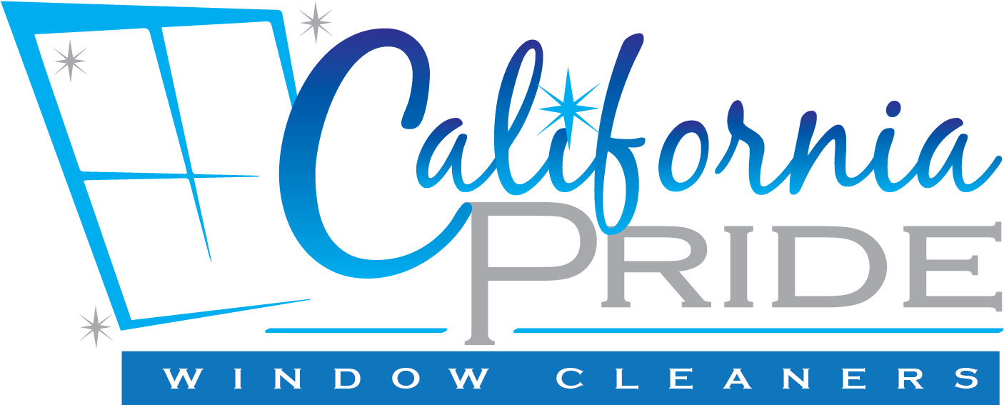 California Pride Window Cleaners Logo - Window Cleaning Services Logo (1571x600), Png Download