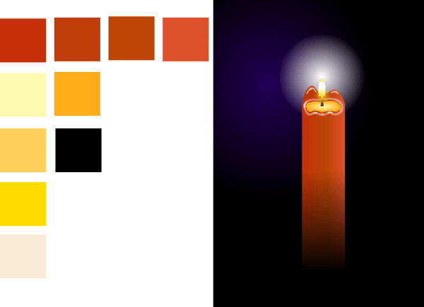 Lit Candle Clip Art - Clip Art (600x435), Png Download