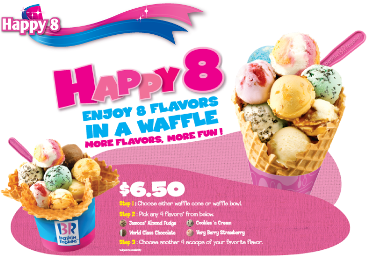 Baskin Robbins Singapore - Baskin Robbins (720x567), Png Download