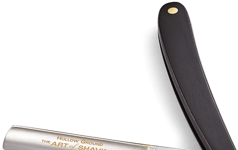 Dark Wood Grenadille Straight Razor The Art Of Shaving - Everyday Carry (800x491), Png Download