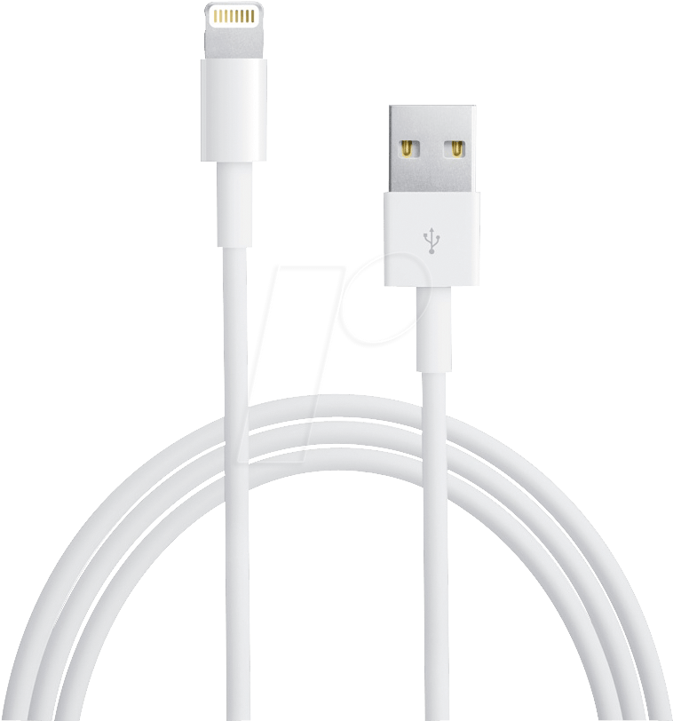 Lightning To Usb Cable, - Apple Lightning Cable Transparent (773x820), Png Download