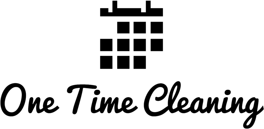 Onef Time Cleaning-logo (1000x555), Png Download