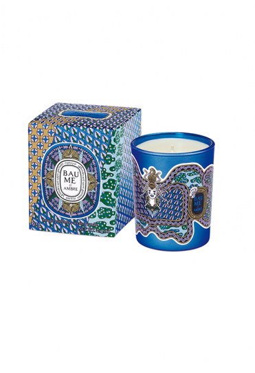 Amber Balm Small Candle - Candle (648x542), Png Download