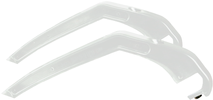 Add To Cart - Pride Solutions Razer Rz Skis - White 0320-7701 (1000x417), Png Download