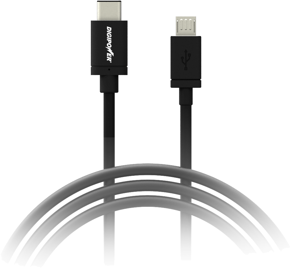 Digipower Re-fuel Usb 2.0 Type-c 80mbps, C Male/b, (1076x1125), Png Download