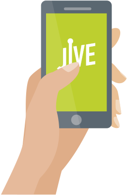 Jive Communications (420x411), Png Download