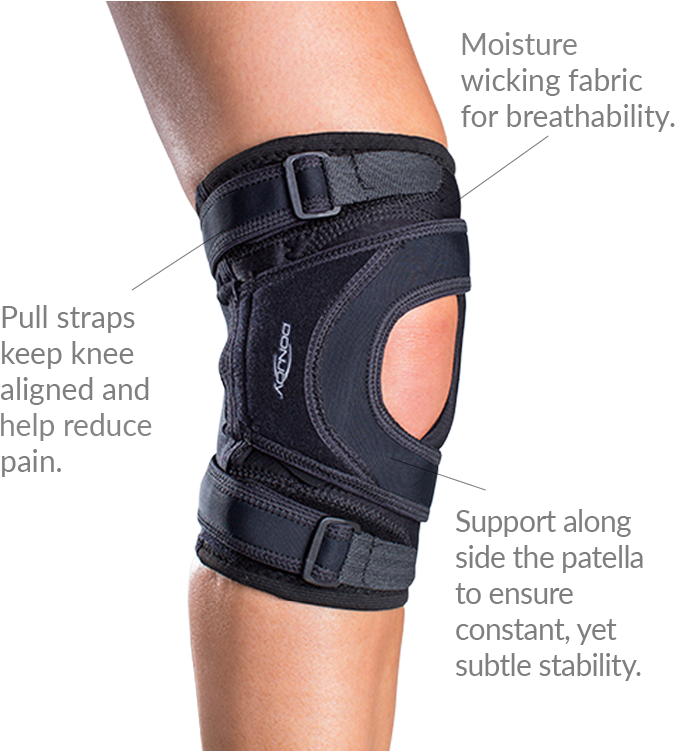 Product Details - Tru-pull Lite Patellar Knee Brace (750x750), Png Download