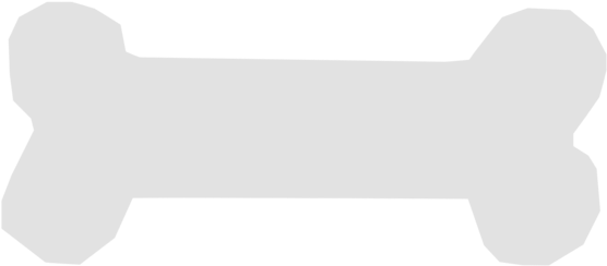 Dog Bone Rectangle Snout - Dog (650x340), Png Download