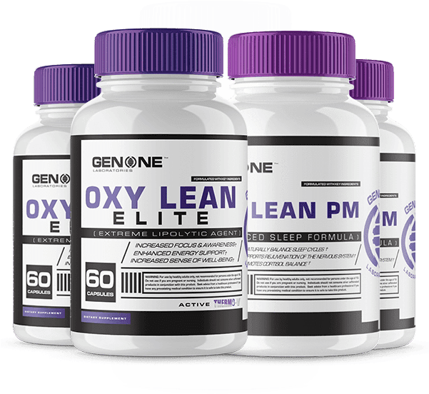 Gen One Nutrition- 2 Oxy Lean Elite & 2 Oxy Lean Pm - Oxy Lean Elite & Oxy Lean Pm (combo Deal) (600x600), Png Download