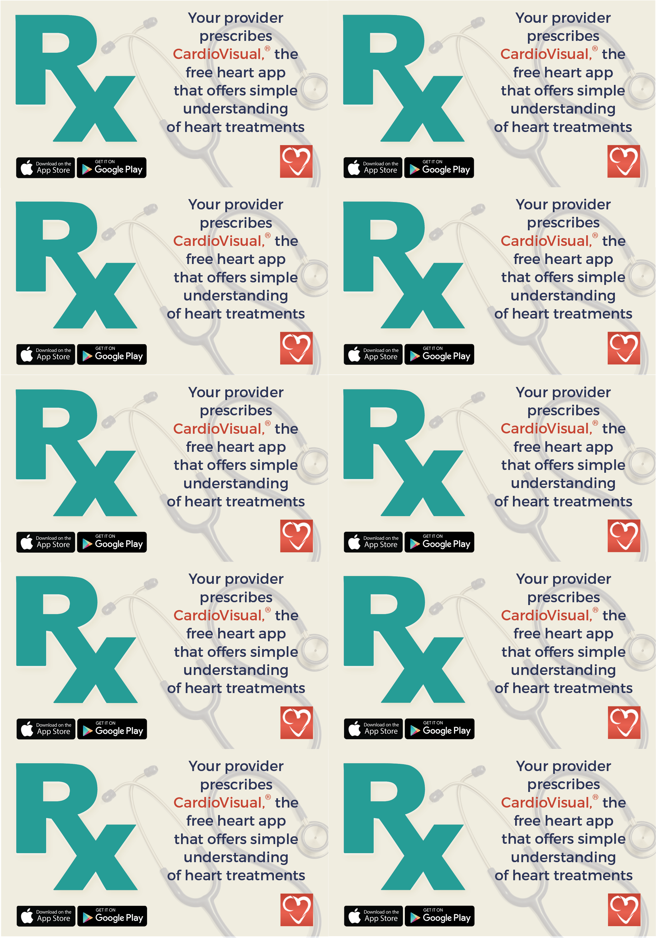 Download Download And Share Cardiovisual Rx Cards - Download PNG Image ...