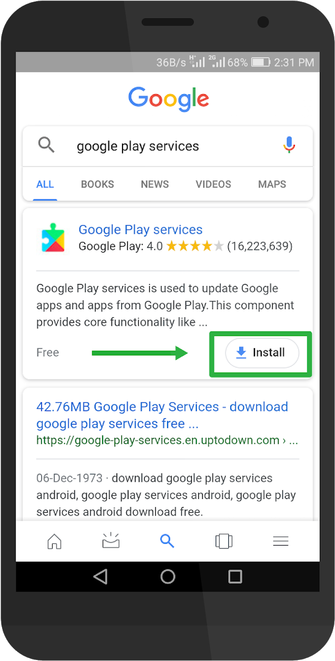 Google Play Services Will Be Shown In The Play Store - Device Management Iphone 5s (889x1600), Png Download