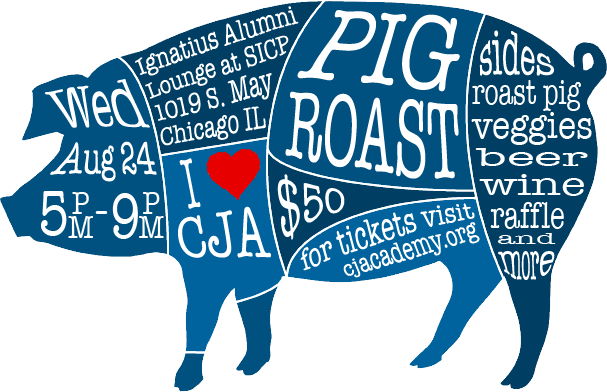 Please Join Us For The I Heart Cja Pig Roast Hosted - Chicago Jesuit Academy (607x392), Png Download
