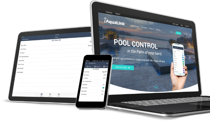 Download Or Update The Iaqualink App Free From The - Laptop N Mobile Png (720x431), Png Download