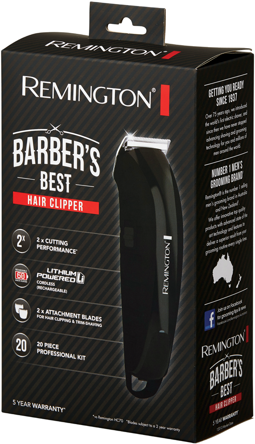 remington barber's best hair clipper