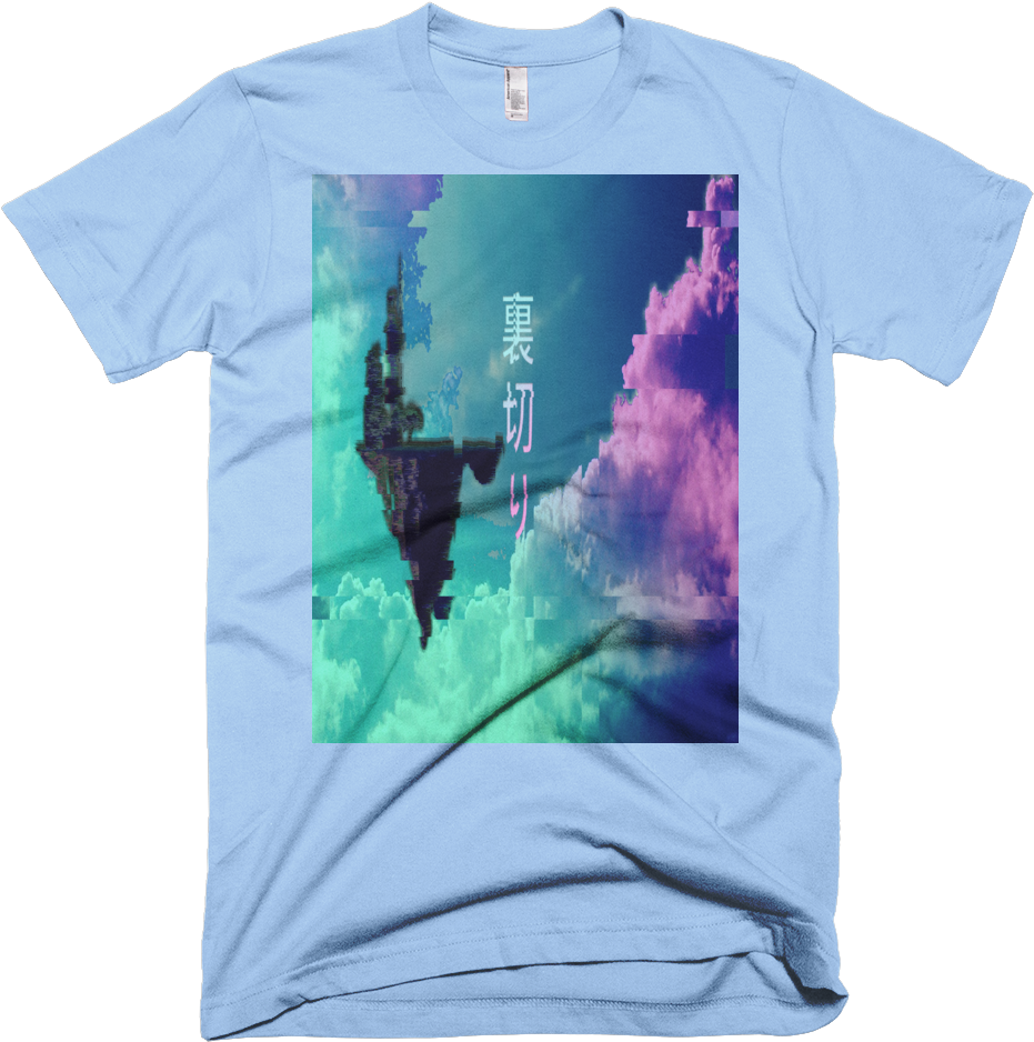 Image Of Vaporwave Floating City T-shirt - Celebrate Diversity - Guitar T-shirts & Hoodies (1000x1000), Png Download