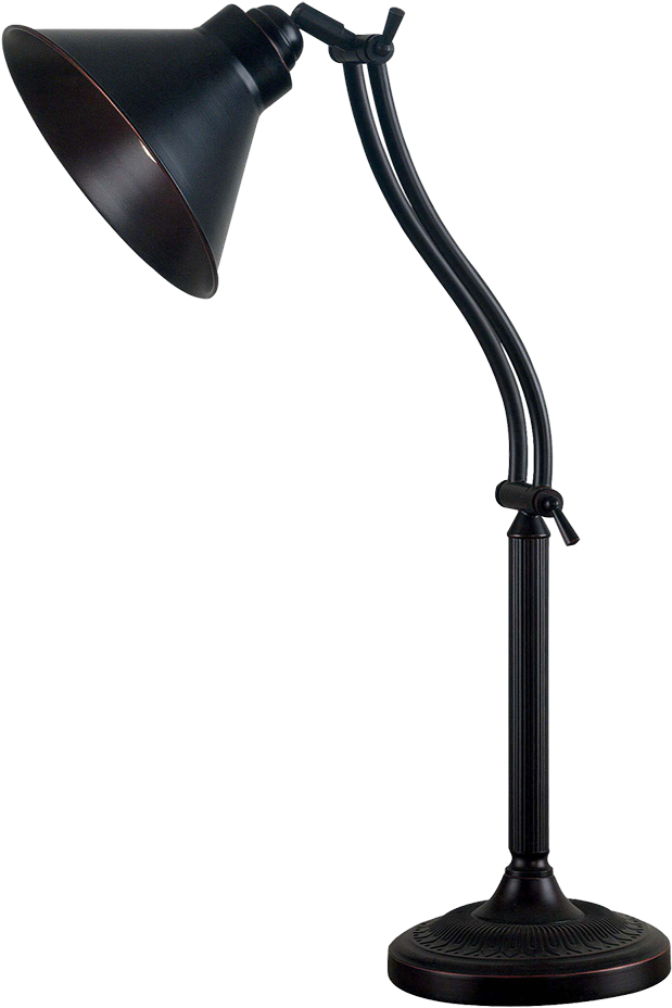 Gallery Of 27 Great Creative Lamp Png With 27 Great - Design Craft Marr Oil Rubbed Bronze Adjustable Desk (685x1000), Png Download