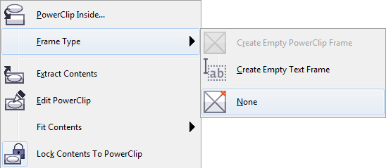 Getting Rid Of The X In Coreldraw Powerclip Frames - Coreldraw (548x239), Png Download