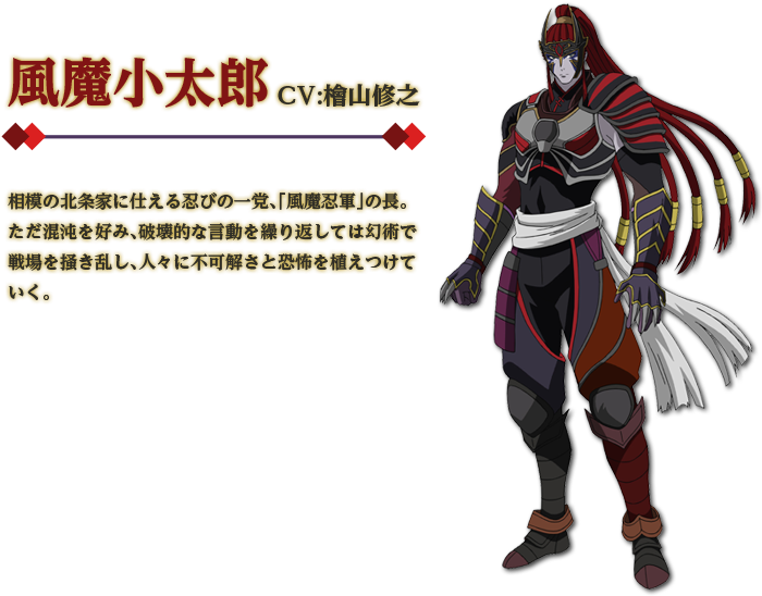 Fuuma Kotaro, Date Masamune - Kotaro Fuma (714x587), Png Download