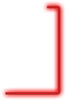 Fourier Transform Ion Cyclotron Resonance - Glow Red Line Png (618x566), Png Download