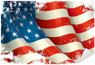 American Flag Grunge (400x400), Png Download