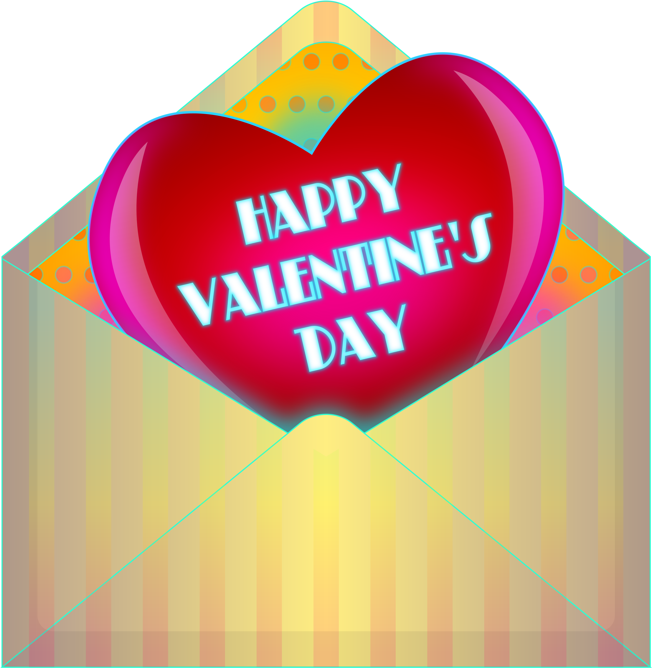 Love Clipart, San Valentine's Day Card, Card Template, - Happy Valentines Day Oval Ornament (2400x2400), Png Download