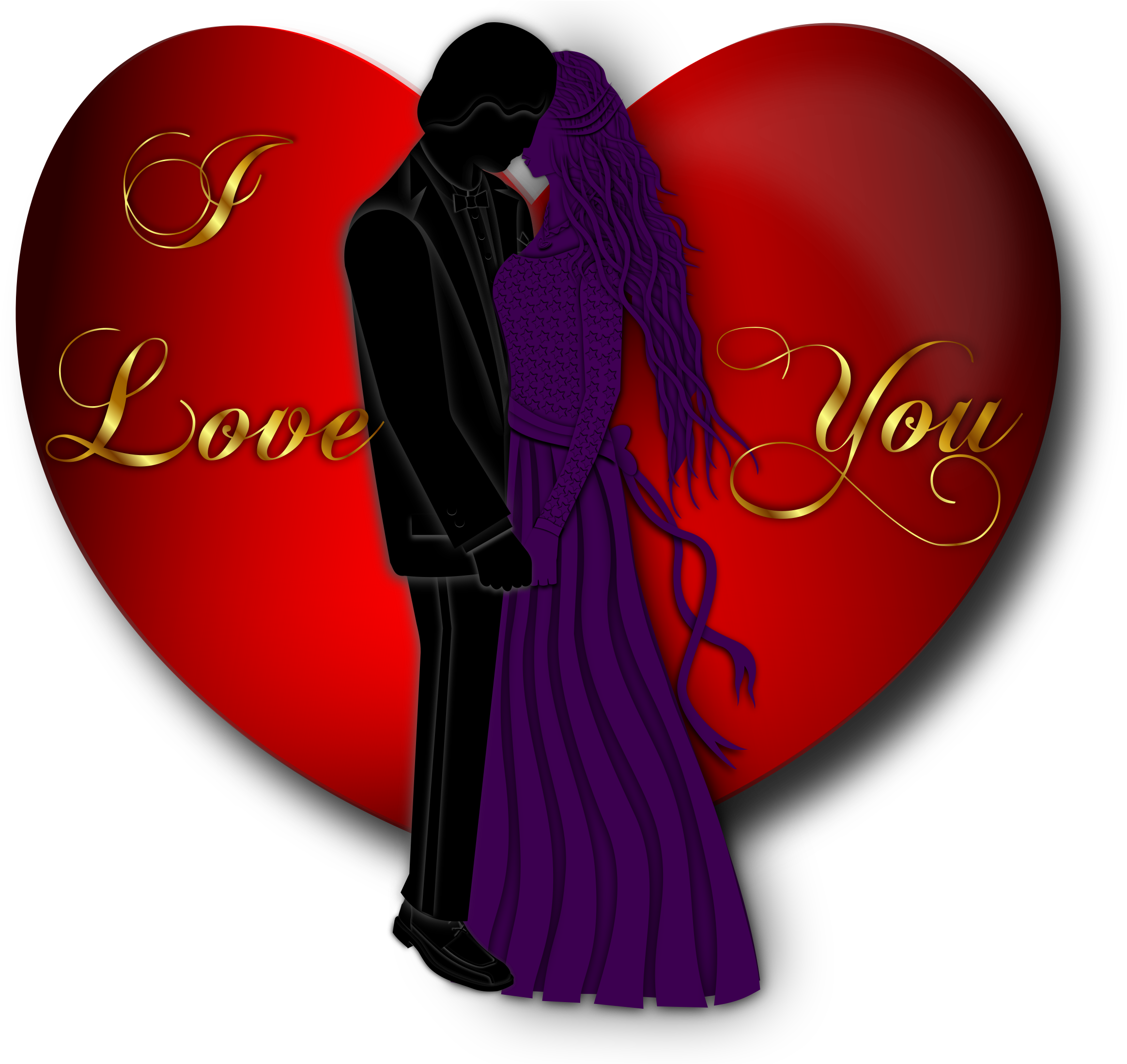 This Free Icons Png Design Of I Love You Valentine (2400x2197), Png Download