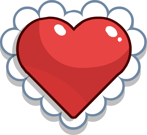 Clickable Valentine - Portable Network Graphics (612x563), Png Download