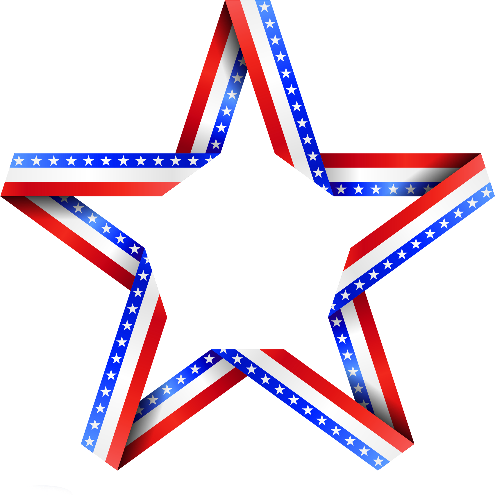 American Flag Clipart American Star - American Star Clipart (1791x1786), Png Download
