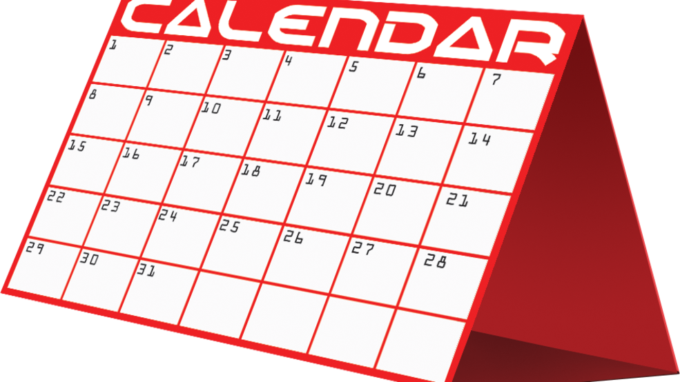 Calendar - Calendar Clipart (985x554), Png Download