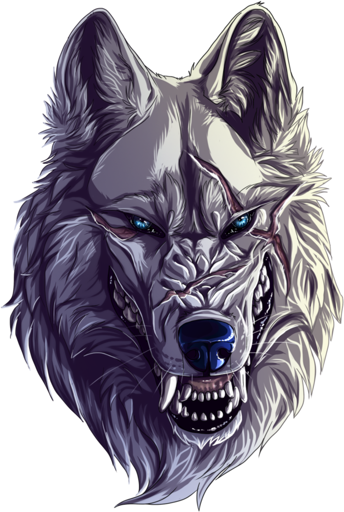 Antica, Lux's Great White Wolf Companion - Old German Shepherd Dog (730x1095), Png Download