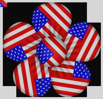 4th Of July Clipart Flowers (436x421), Png Download