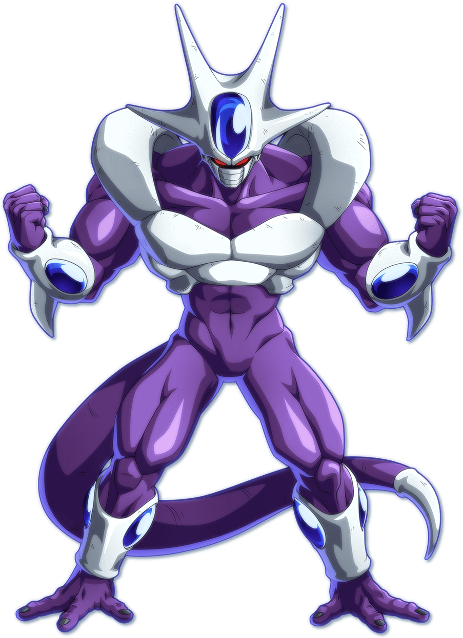 Purple Fictional Character Violet - Dragon Ball Fighterz Cooler (910x1253), Png Download