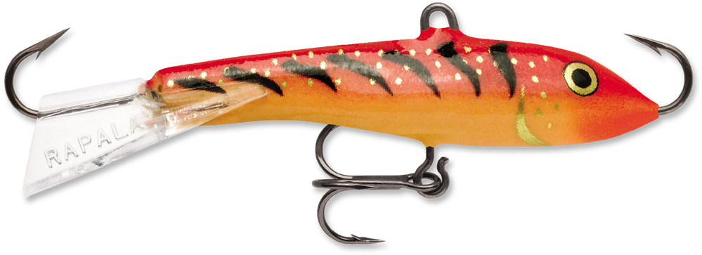 » Rapala Jigging Rap Glow Red Tiger - Rapala Jigging Rap (1000x715), Png Download