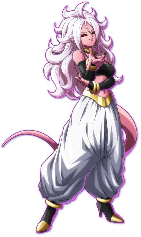 Dragon Ball Fighterz - Dragon Ball Android 21 Evil (481x810), Png Download