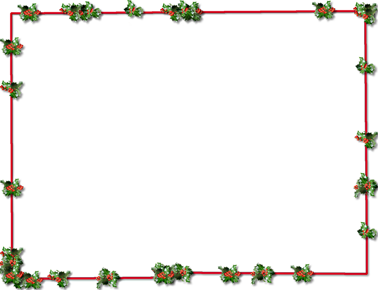 Christmas Cli Border Christmas Borders And Frames Christmas - Free Christmas Border Png (768x590), Png Download