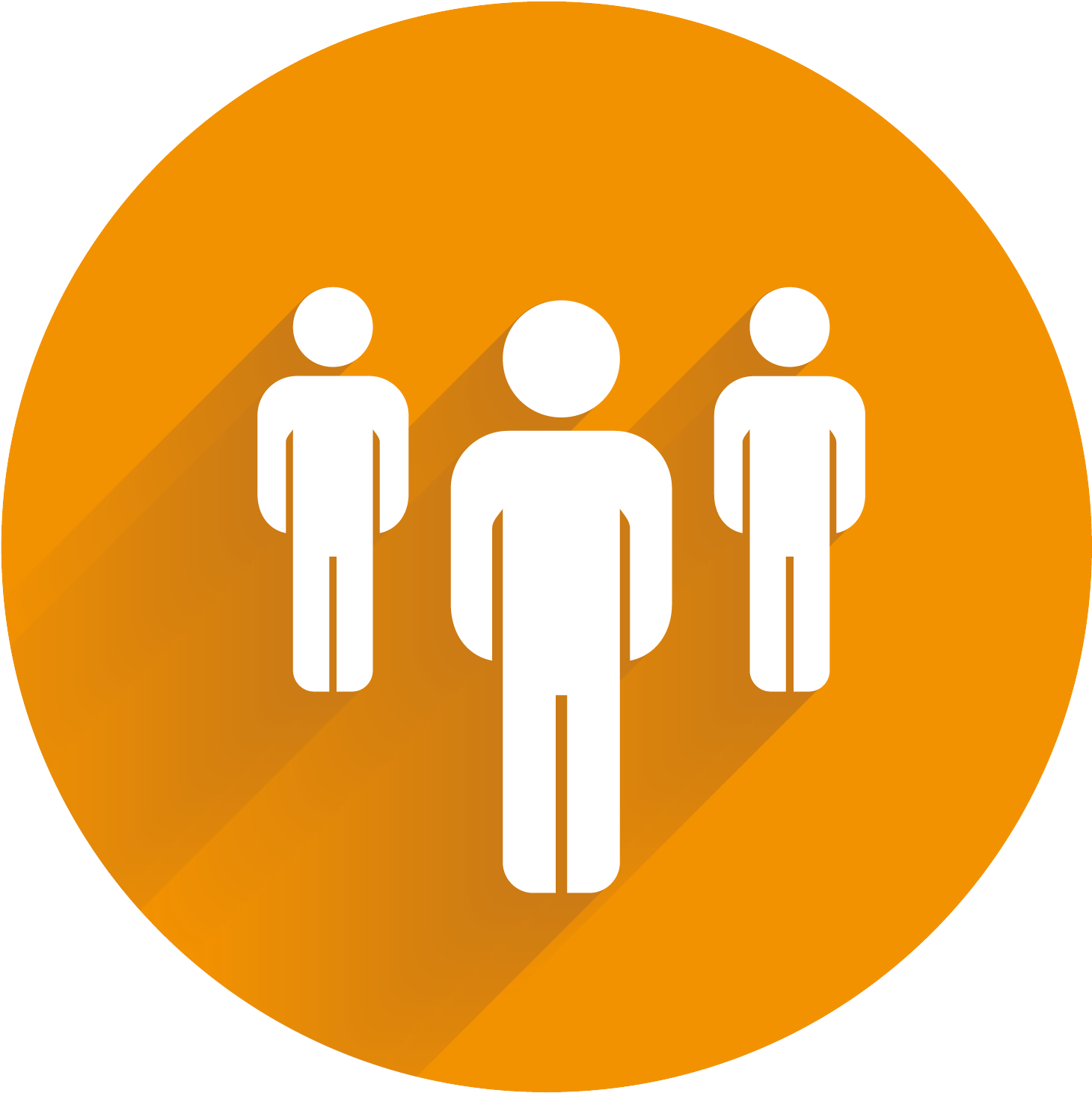 People - People Icon Orange (1476x1476), Png Download