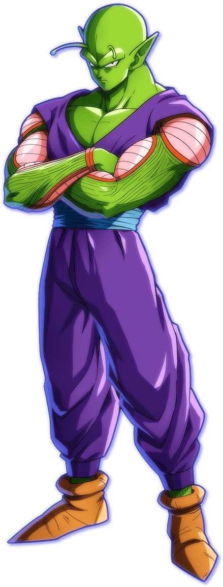 Dragon Ball Fighterz Art Gallery Containing Characters, - Dragon Ball Fighterz Piccolo (447x1162), Png Download
