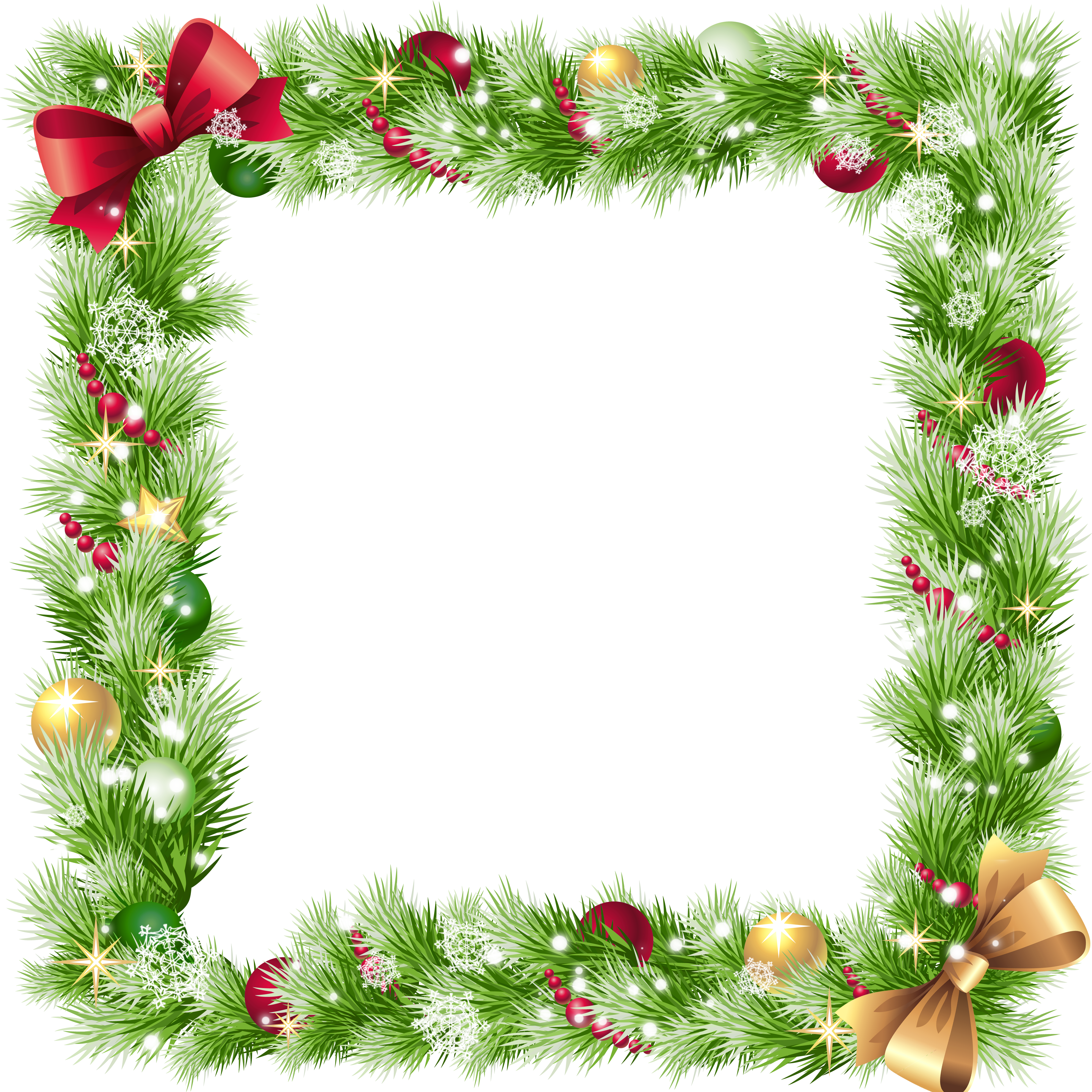 Transparent Christmas Png Border Frame - Christmas Frame Png (944x964), Png Download
