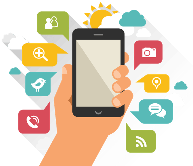 Small Things Make Big Differences, Icons Of A Mobile - Mobile Application (642x551), Png Download