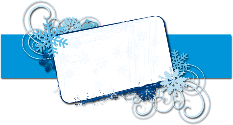 Winter Banner Blog Banner The Cutest Blog On The Block - Banners Design Templates Png (776x432), Png Download