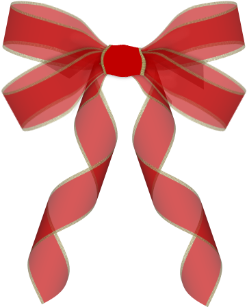 Pink - Christmas Bow No Background (600x600), Png Download