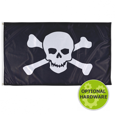 Pirate Flag - Bastion Laser Engraved Mag Butt Plate, Magazine Floor (385x385), Png Download