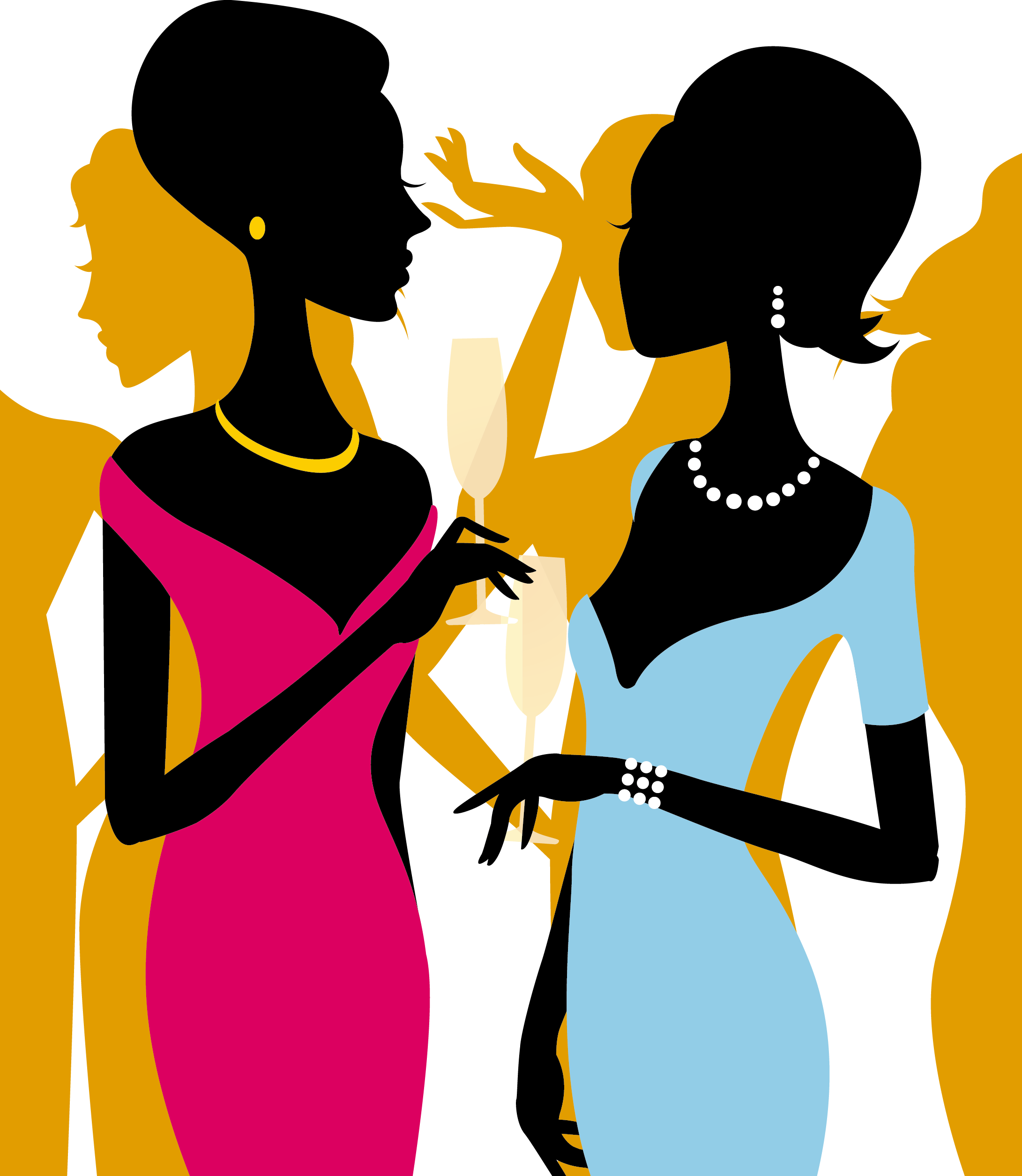 Silhouette Adobe Illustrator Illustration - Clip Art (2181x2509), Png Download