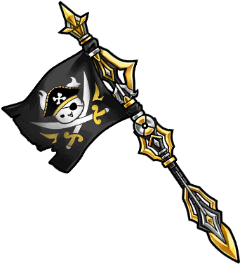 Gear-legendary Pirate Flag Render - Unison League Pirate (380x380), Png Download
