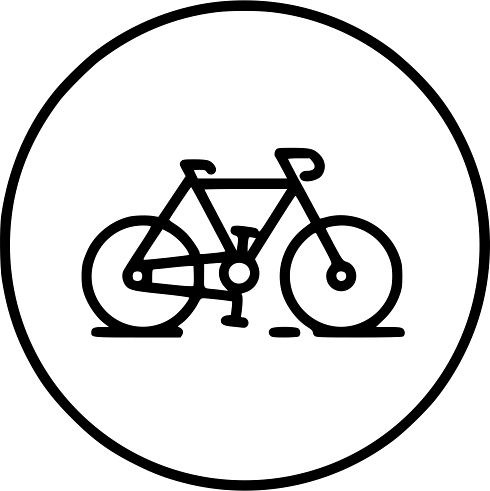Bicycle Cycle Vehicle Bike Riding Transport Cycling - Bicycle Storage Icon (980x982), Png Download