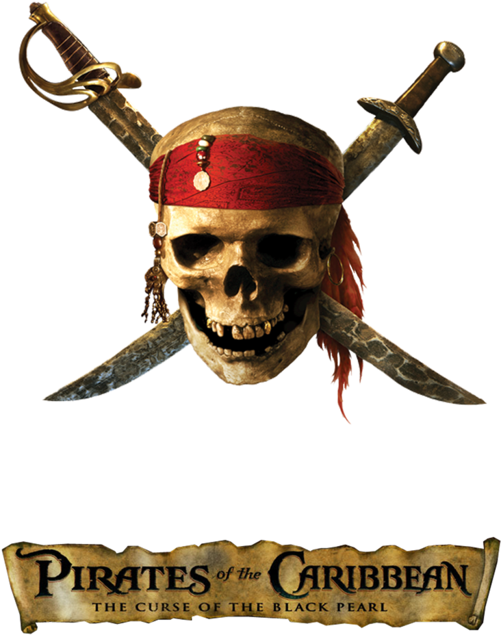 Pirates Of The Caribbean 1 Skull By Edentron On Deviantart - Pirates Of The Caribbean Skull Logo (750x1066), Png Download